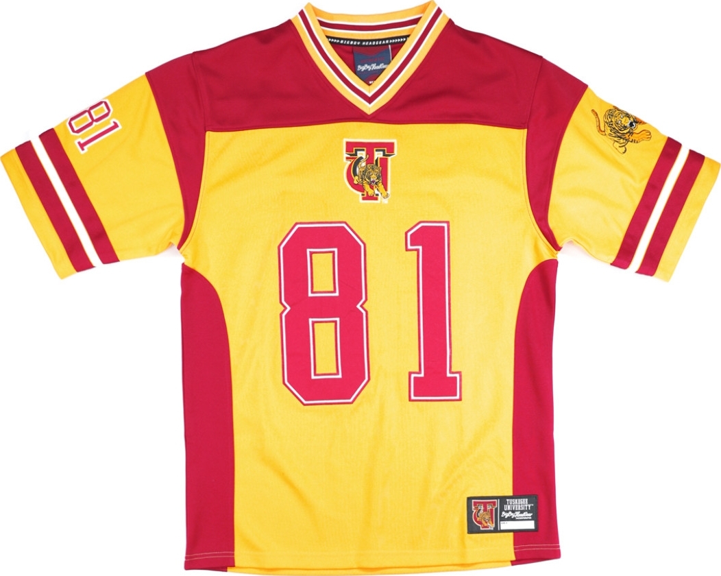 Big Boy Tuskegee Golden Tigers S14 Mens Football Jersey