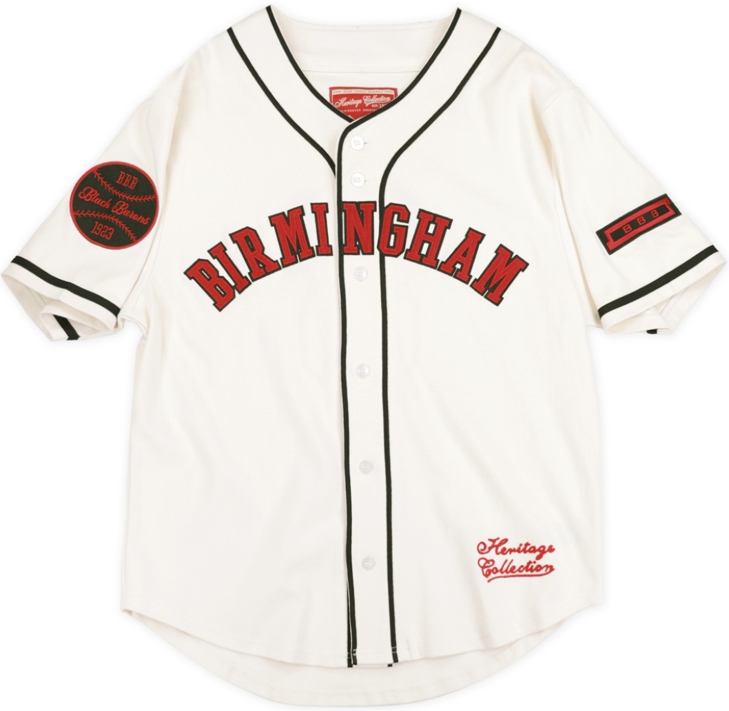 Big Boy Birmingham Black Barons S2 Heritage Mens Baseball Jersey