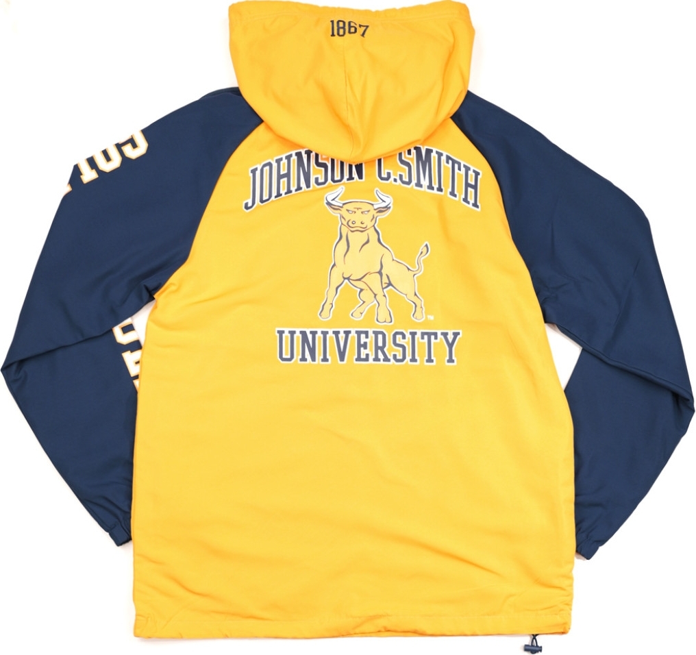 Big Boy Johnson C. Smith Golden Bulls S4 Womens Anorak Jacket - Picture 3 of 19