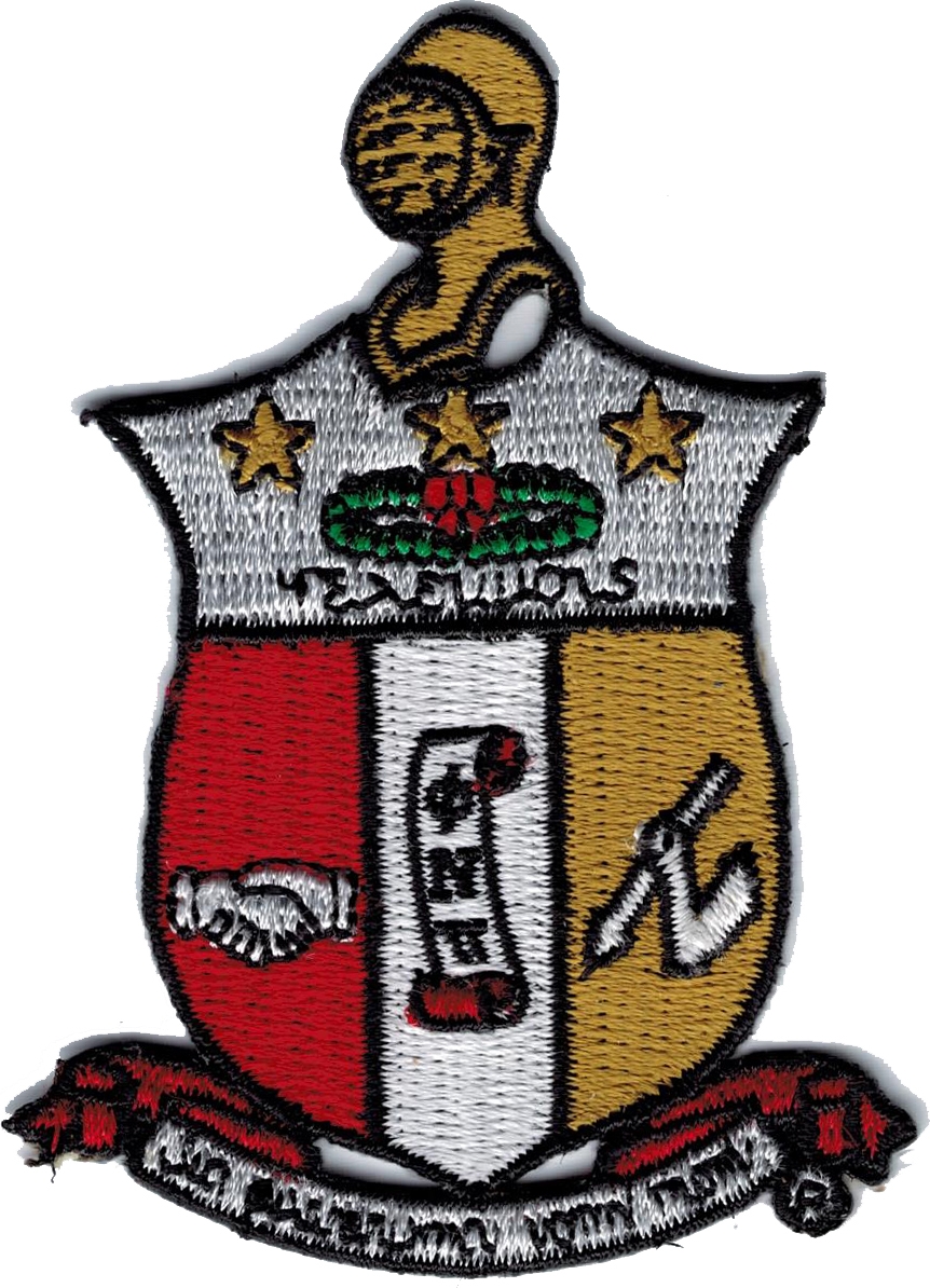 Kappa Alpha Psi Shield Emblem Iron-On Patch