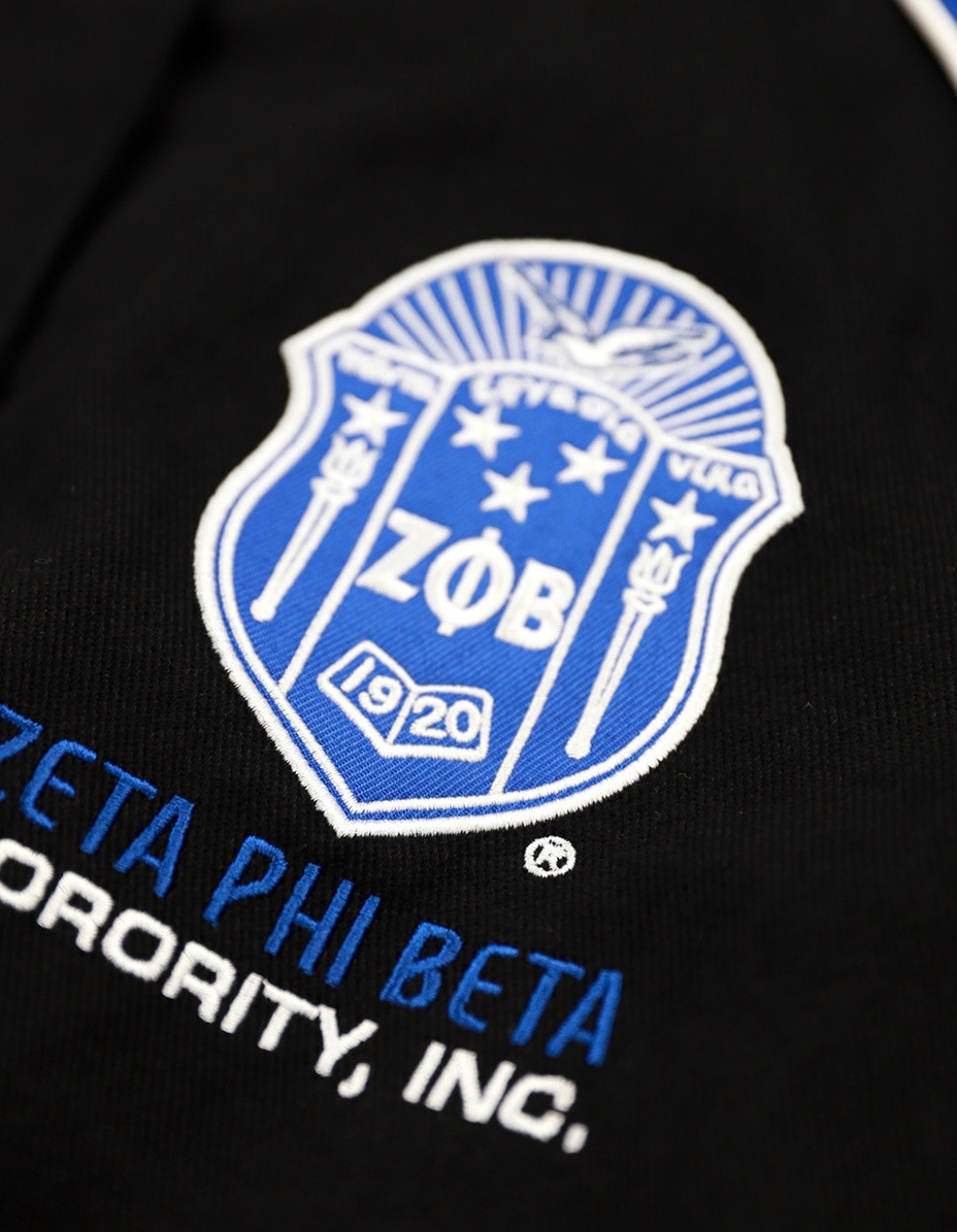 Big Boy Zeta Phi Beta Divine 9 S12 Racing Twill Jacket - Picture 13 of 19