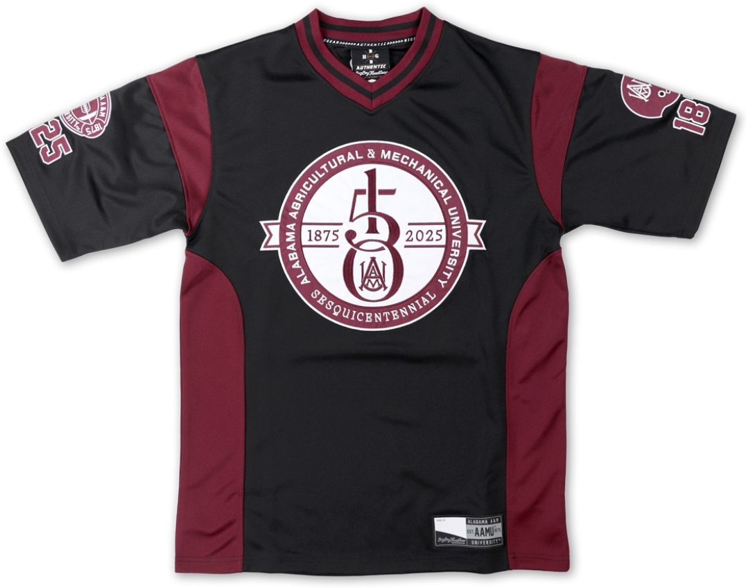 Big Boy Alabama A&M Bulldogs S1 150th Anniversary Adult Football Jersey