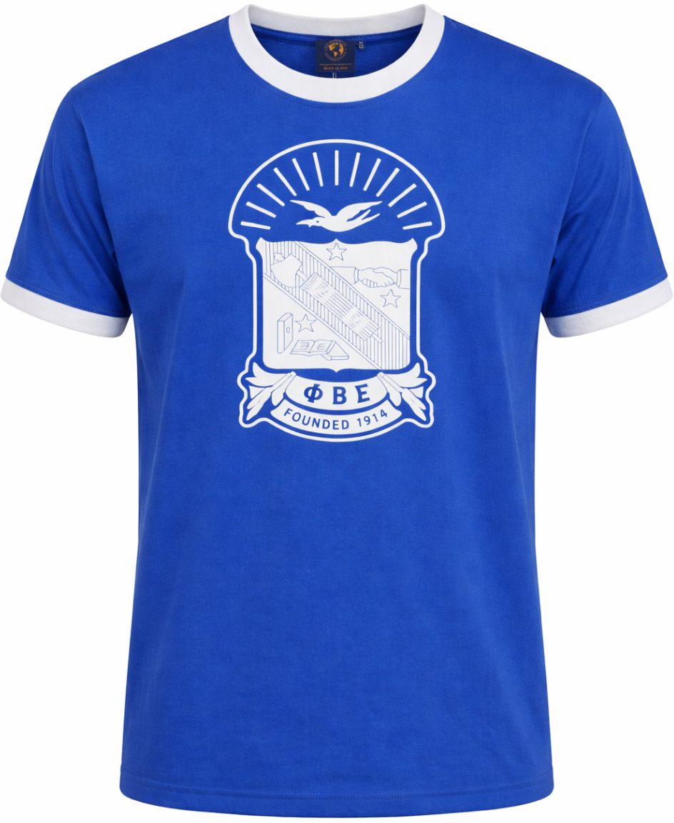 Buffalo Dallas Phi Beta/&Beta; Sigma Flocked Ringer Tee