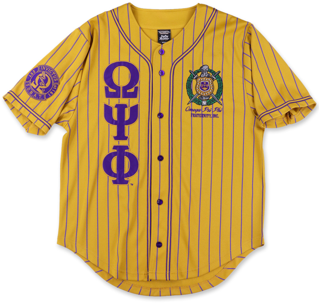 Big Boy Omega Psi Phi Divine 9 S1 Baseball Jersey