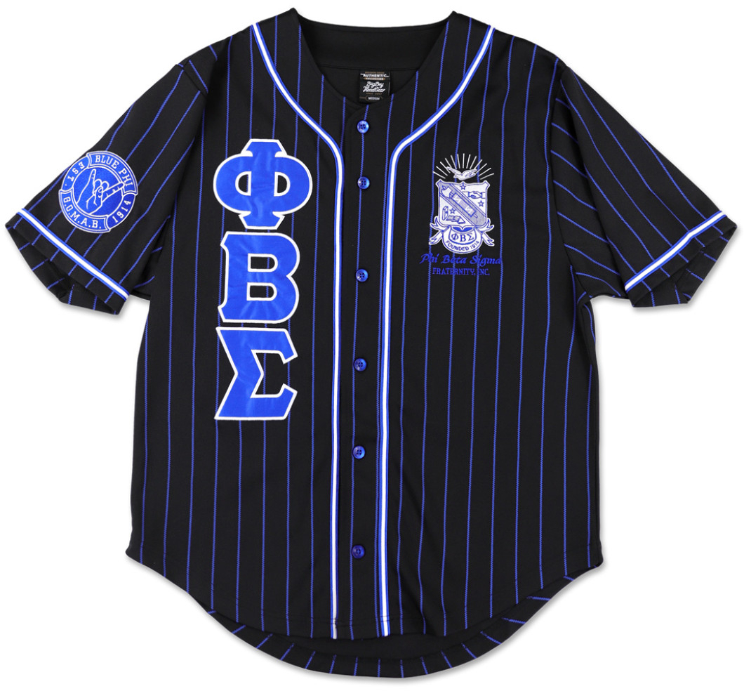 Big Boy Phi Beta/&Beta; Sigma Divine 9 S1 Baseball Jersey