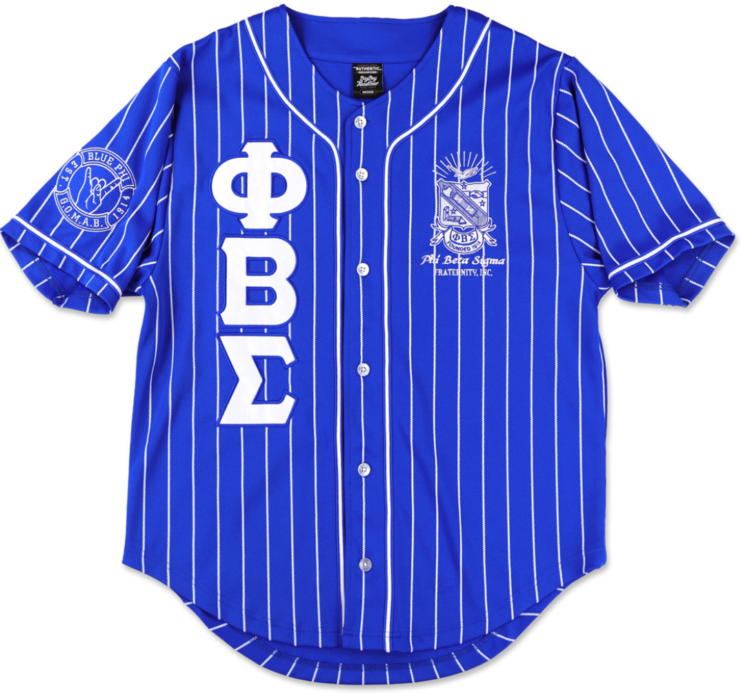Big Boy Phi Beta/&Beta; Sigma Divine 9 S1 Baseball Jersey