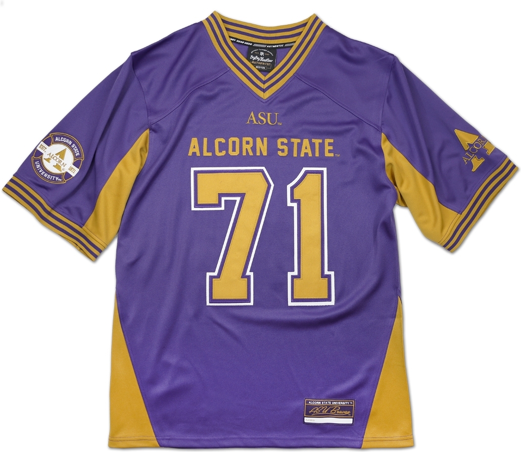 Big Boy Alcorn State Braves S11 Mens Football Jersey