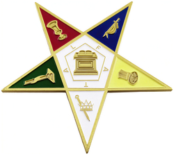 View Buying Options For The Eastern Star Symbol Die-Cut Car Badge