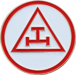 View Buying Options For The Mason Triple Tau Royal Arch Round Lapel Pin