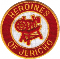 View Buying Options For The Heroines Of Jericho Symbol Round Iron-On Patch