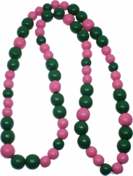 View Buying Options For The Greek Wood Color Bead Tiki Necklace