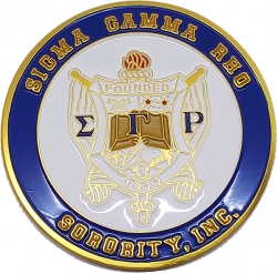 View Buying Options For The Sigma Gamma Rho 3D Crest Round Car Badge Emblem