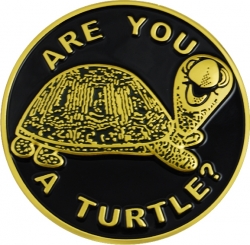 View Buying Options For The Shriner Are You A Turtle? Symbol Round Car Emblem