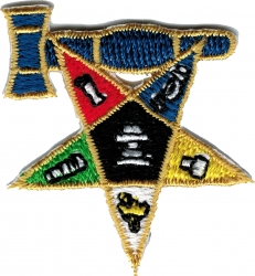 View Buying Options For The Eastern Star Past Matron Emblem Iron-On Patch