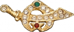 View Buying Options For The Shriner Lady Stone Sword Lapel Pin