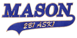 View Product Detials For The Mason Tail Tackle Twill Iron-On Patch
