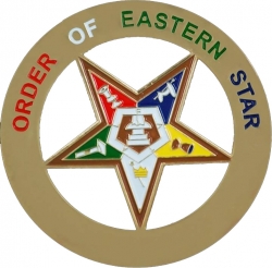 View Buying Options For The Order Of Eastern Star Cut Out Heavy Weight Car Emblem