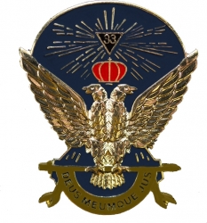 View Buying Options For The 33rd Degree Wings Up Lapel Pin