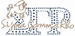 View Buying Options For The Sigma Gamma Rho Script With Poodle Studstone Heat Transfer