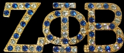 View Buying Options For The Zeta Phi Beta Austrian Crystal Lapel Pin
