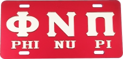 View Buying Options For The Kappa Alpha Psi Phi Nu Pi Mirror License Plate