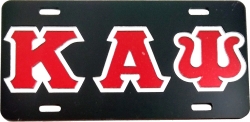 View Buying Options For The Kappa Alpha Psi Outline Mirror License Plate