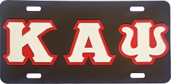 View Buying Options For The Kappa Alpha Psi Outline Mirror License Plate