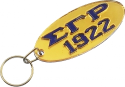 View Buying Options For The Sigma Gamma Rho 1922 Oval Key Chain