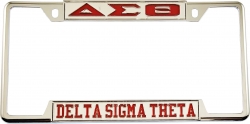 View Buying Options For The Delta Sigma Theta Classic License Plate Frame