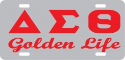 View Buying Options For The Delta Sigma Theta Golden Life Mirror License Plate