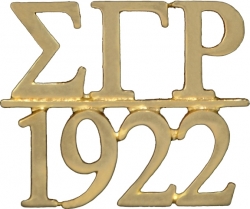 View Buying Options For The Sigma Gamma Rho 1922 Chapter Bar Lapel Pin