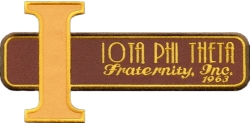 View Buying Options For The Iota Phi Theta Letter Retro Iron-On Patch