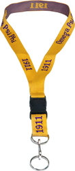 View Buying Options For The Omega Psi Phi Classic Woven Embroidered Lanyard