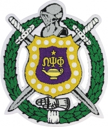 View Buying Options For The Omega Psi Phi Crest Chenille Emblem Sew-On Patch