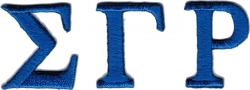 View Buying Options For The Sigma Gamma Rho Small Letters Iron-On Patch Set