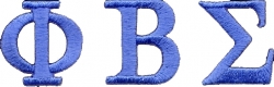 View Buying Options For The Phi Beta Sigma Small Letters Iron-On Patch Set