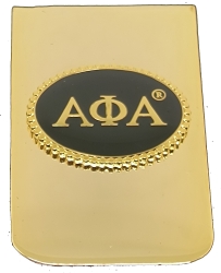 View Buying Options For The Alpha Phi Alpha Oval Medallion Money Clip