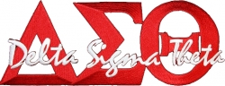 View Buying Options For The Delta Sigma Theta Signature Iron-On Patch