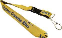 View Buying Options For The Sigma Gamma Rho Classic Woven Embroidered Lanyard