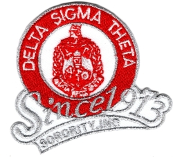 View Product Detials For The Delta Sigma Theta Sorority, Inc. Since 1913 Iron-On Patch