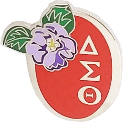 View Buying Options For The Delta Sigma Theta Violet Flower Lapel Pin