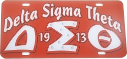View Buying Options For The Delta Sigma Theta Printed Founder License Plate