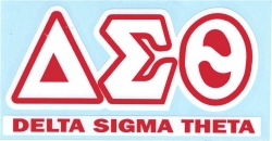 View Buying Options For The Delta Sigma Theta Letter Decal Sticker [Pre-Pack]