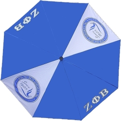 View Buying Options For The Zeta Phi Beta Vented Auto Open Compact Golf Umbrella