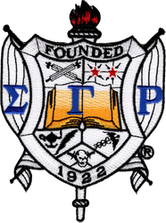 View Buying Options For The Sigma Gamma Rho Crest Emblem Iron-On Patch