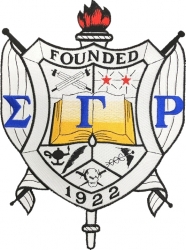 View Buying Options For The Sigma Gamma Rho Crest Emblem Iron-On Patch