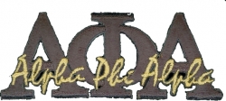 View Buying Options For The Alpha Phi Alpha Signature Iron-On Patch