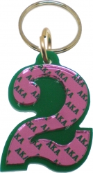View Buying Options For The Alpha Kappa Alpha Color Mirror Line #2 Keychain