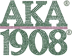 View Buying Options For The Alpha Kappa Alpha 1908 Chapter Style Studstone Heat Transfer