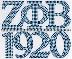 View Buying Options For The Zeta Phi Beta 1920 Chapter Style Studstone Heat Transfer